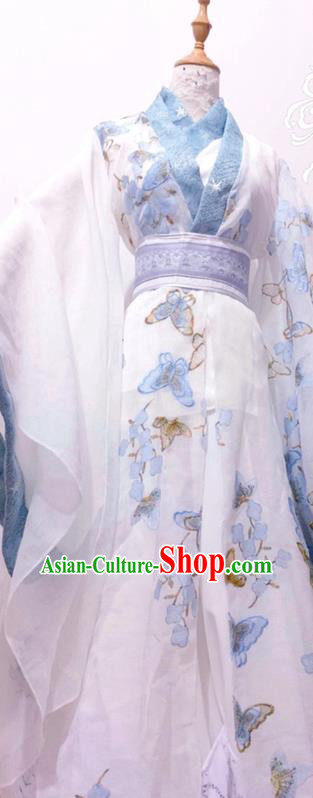China Traditional Cosplay Han Dynasty Beauty Clothing Ancient Princess Hanfu Dress Garments China Traditional Cosplay Han Dynasty Beauty Clothing Ancient Princess Hanfu Dress Garments
