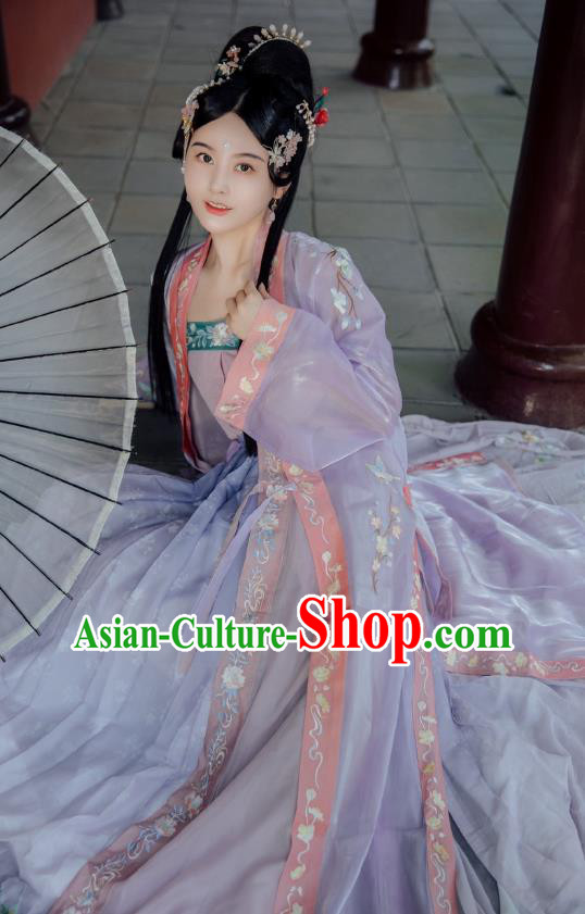China Ancient Princess Hanfu Dress Garments Traditional Song Dynasty Court Beauty Historical Clothing China Ancient Princess Hanfu Dress Garments Traditional Song Dynasty Court Beauty Historical Clothing