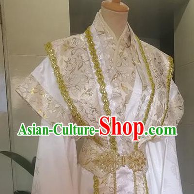 Chinese Tang Dynasty Nobility Childe Garment Costumes Ancient Prince Hanfu Clothing Drama Cosplay Swordsman Apparels