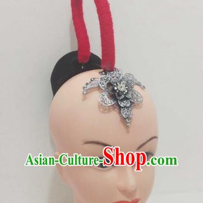 Chinese Traditional Stage Performance Mei Niang Hairpieces Classical Dance Wigs Woman Solo Dance Hair Accessories