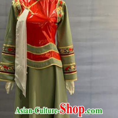 Chinese Ewenki Nationality Clothing Evenki Minority Folk Dance Dress Uniforms Heilongjiang Ethnic Wedding Garment Costume and Hat
