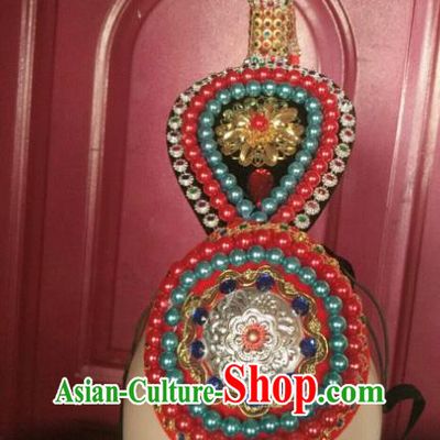 Handmade China She Minority Performance Headwear Folk Dance Headdress Guangdong Ethnic Female Hair Accessories