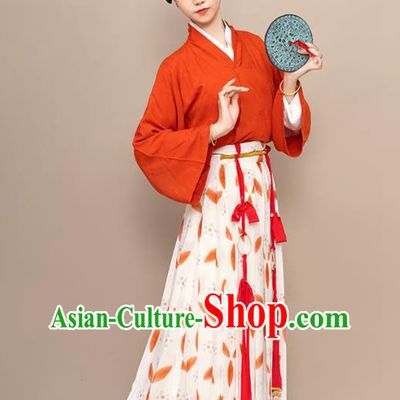 China Song Dynasty Palace Female Attendant Historical Clothing Ancient Court Beauty Dress Traditional Hanfu Garment Costumes Full Set