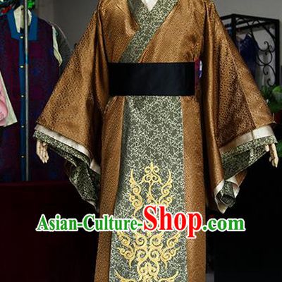 Chinese Drama Romance of The Three Kingdoms Clothing Ancient Lord Garment Costume Han Dynasty Royal Highness Apparels