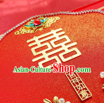 China Handmade Red Silk Fan Traditional Wedding Fan Bride Palace Fan Classical Dance Fan China Handmade Red Silk Fan Traditional Wedding Fan Bride Palace Fan Classical Dance Fan