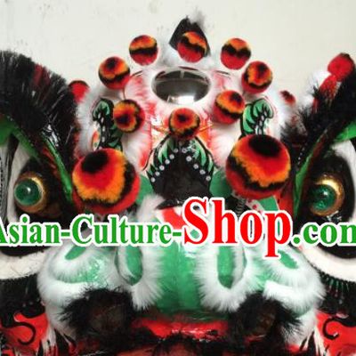 China Lion Dancing Competition Lion Head Lion Dance Fur Costumes Southern Lion Performance Uniforms