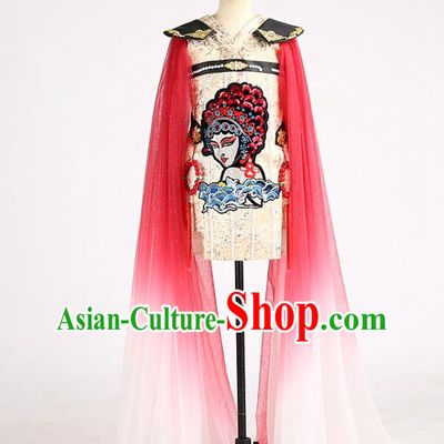High Children Catwalks Uniforms Girl Stage Show Clothing China Chorus Garment Costume Kid Performance Full Dress
