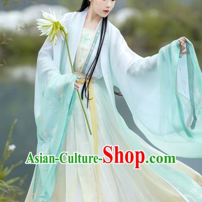 China Traditional Palace Historical Clothing Ancient Tang Dynasty Princess Hanfu Dress Uniforms