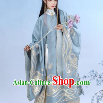 China Traditional Ming Dynasty Imperial Consort Historical Clothing Ancient Noble Woman Hanfu Dress Garments Complete Set