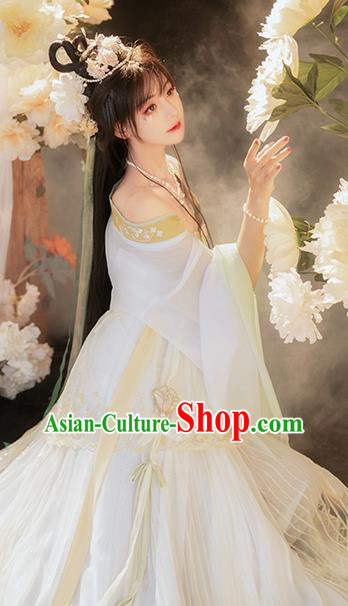 China Traditional Tang Dynasty Palace Beauty Garment Costumes Ancient Fairy Hanfu Dress Clothing China Traditional Tang Dynasty Palace Beauty Garment Costumes Ancient Fairy Hanfu Dress Clothing