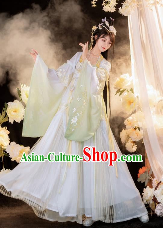 China Traditional Tang Dynasty Palace Beauty Garment Costumes Ancient Fairy Hanfu Dress Clothing China Traditional Tang Dynasty Palace Beauty Garment Costumes Ancient Fairy Hanfu Dress Clothing