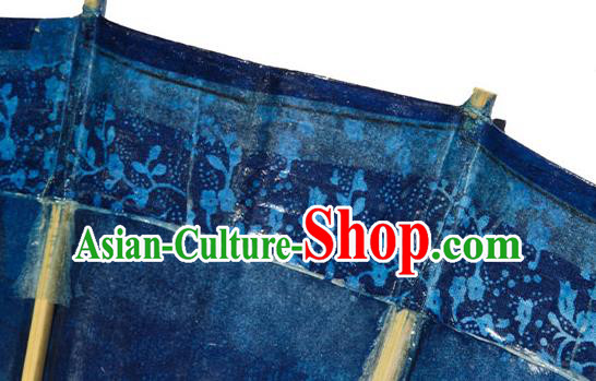 China Classical Umbrella Deep Blue Paper Umbrella Handmade Oil Paper Umbrella Traditional Dance Umbrellas China Classical Umbrella Deep Blue Paper Umbrella Handmade Oil Paper Umbrella Traditional Dance Umbrellas