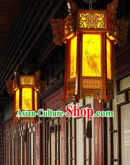China Wood Carving Lamp Traditional Festival Hanging Lantern Classical Lanterns Handmade Hexagon Palace Lantern China Wood Carving Lamp Traditional Festival Hanging Lantern Classical Lanterns Handmade Hexagon Palace Lantern