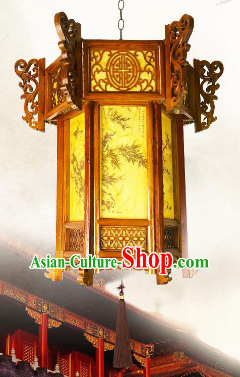China Wood Carving Lamp Traditional Festival Hanging Lantern Classical Lanterns Handmade Hexagon Palace Lantern China Wood Carving Lamp Traditional Festival Hanging Lantern Classical Lanterns Handmade Hexagon Palace Lantern