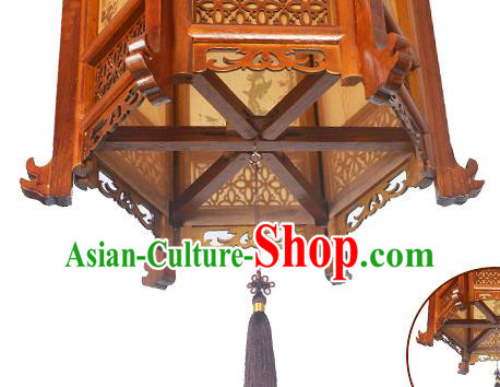 China Wood Carving Lamp Traditional Festival Hanging Lantern Classical Lanterns Handmade Hexagon Palace Lantern China Wood Carving Lamp Traditional Festival Hanging Lantern Classical Lanterns Handmade Hexagon Palace Lantern