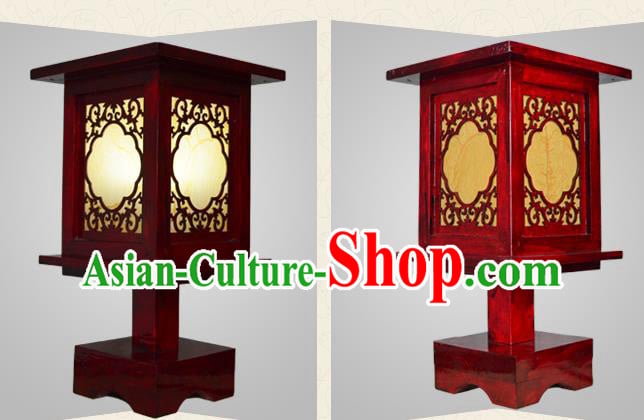 Handmade Chinese Parchment Desk Lamp Wood Carving Lantern Classical Table Lanterns Handmade Chinese Parchment Desk Lamp Wood Carving Lantern Classical Table Lanterns