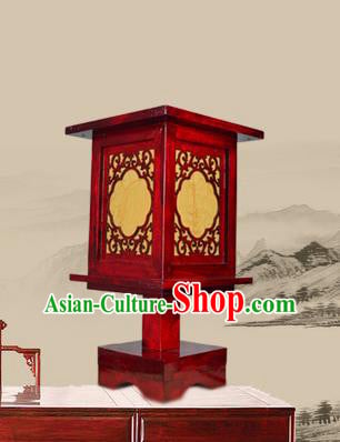 Handmade Chinese Parchment Desk Lamp Wood Carving Lantern Classical Table Lanterns Handmade Chinese Parchment Desk Lamp Wood Carving Lantern Classical Table Lanterns