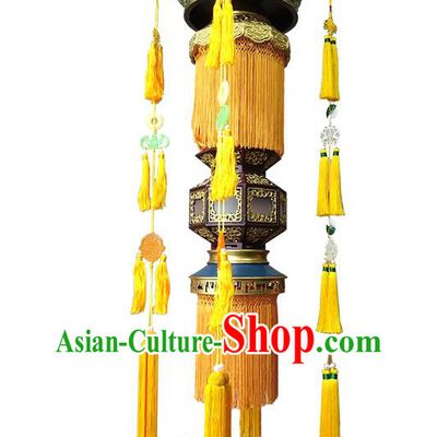 China Handmade Palace Lantern Traditional Court Light Lamp Temple Hanging Lantern Classical Wood Carving Lanterns