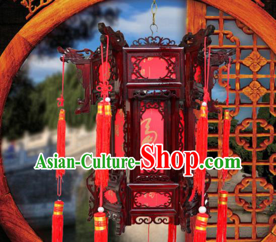 China Classical Lanterns Handmade Hexagon Palace Lantern Wood Lamp Traditional Red Hanging Lantern China Classical Lanterns Handmade Hexagon Palace Lantern Wood Lamp Traditional Red Hanging Lantern