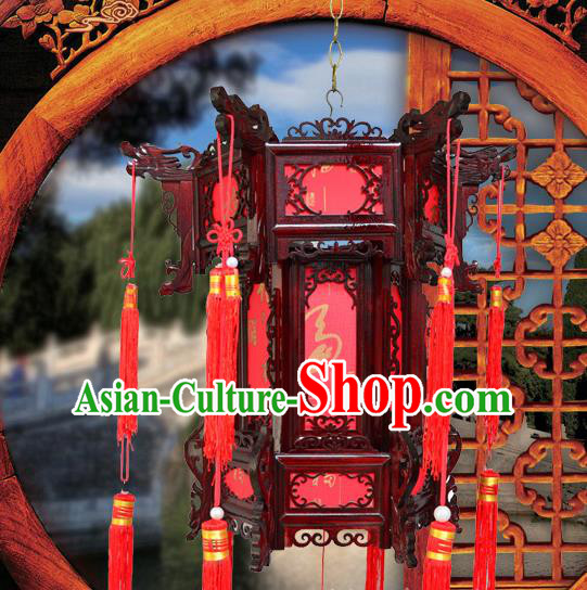 China Classical Lanterns Handmade Hexagon Palace Lantern Wood Lamp Traditional Red Hanging Lantern China Classical Lanterns Handmade Hexagon Palace Lantern Wood Lamp Traditional Red Hanging Lantern