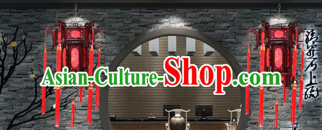 China Classical Lanterns Handmade Hexagon Palace Lantern Wood Lamp Traditional Red Hanging Lantern China Classical Lanterns Handmade Hexagon Palace Lantern Wood Lamp Traditional Red Hanging Lantern