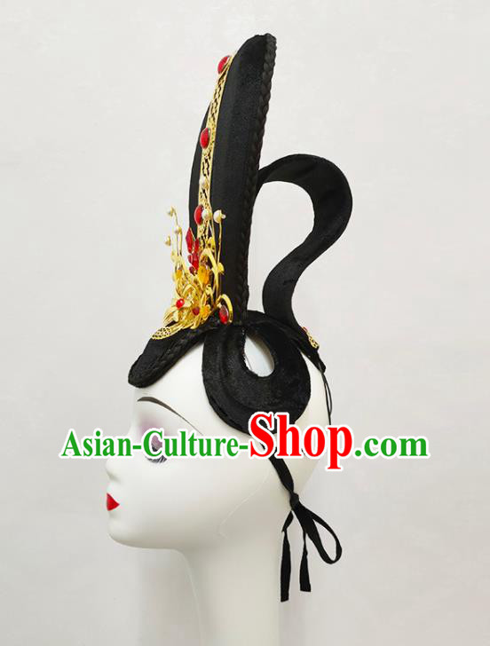 Handmade Chinese Classical Dance Wigs Chignon Hanfu Dance Hair Accessories Court Dance Hairpieces Handmade Chinese Classical Dance Wigs Chignon Hanfu Dance Hair Accessories Court Dance Hairpieces