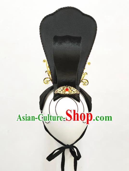Handmade Chinese Classical Dance Wigs Chignon Hanfu Dance Hair Accessories Court Dance Hairpieces Handmade Chinese Classical Dance Wigs Chignon Hanfu Dance Hair Accessories Court Dance Hairpieces
