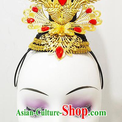 Chinese Beauty Dance Hair Accessories Court Dance Hairpieces Classical Dance Performance Wigs Chignon