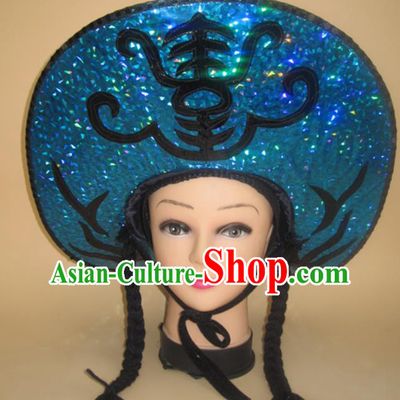 Chinese Flower Drum Opera Liu Hai Cuts Firewood Headpieces Beijing Opera Young Male Headdress Peking Opera Xiaosheng Hat