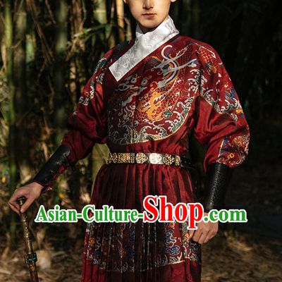 Top Chinese Ming Dynasty Imperial Bodyguard Embroidered Garment Fly Fish Fei Yu Cloths for Men