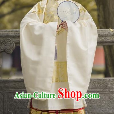 China Ancient Patrician Woman Garment Costumes Ming Dynasty Historical Clothing Traditional Hanfu Dresses