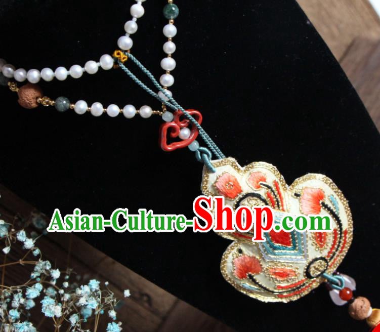 Handmade China Embroidered Gourd Necklet Classical Qipao Necklace Accessories Handmade China Embroidered Gourd Necklet Classical Qipao Necklace Accessories
