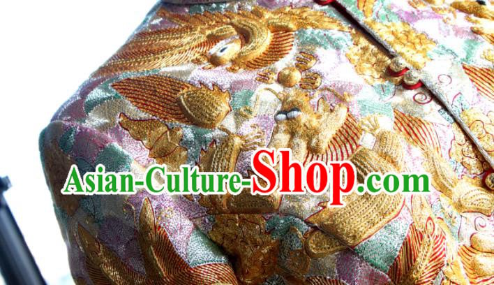 Chinese Traditional Wedding Garment Costumes Bride Xiuhe Suits Embroidered Phoenix Champagne Dress Chinese Traditional Wedding Garment Costumes Bride Xiuhe Suits Embroidered Phoenix Champagne Dress