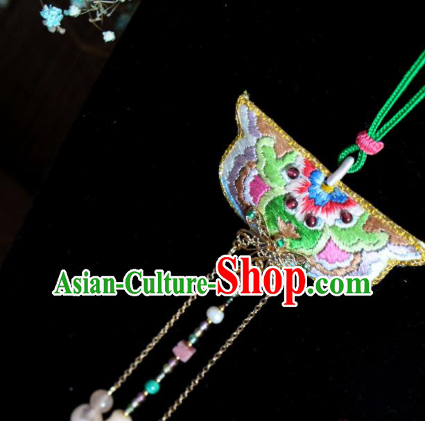 Handmade China Suzhou Embroidered Belt Pendant Classical Cheongsam Tassel Waist Accessories Handmade China Suzhou Embroidered Belt Pendant Classical Cheongsam Tassel Waist Accessories