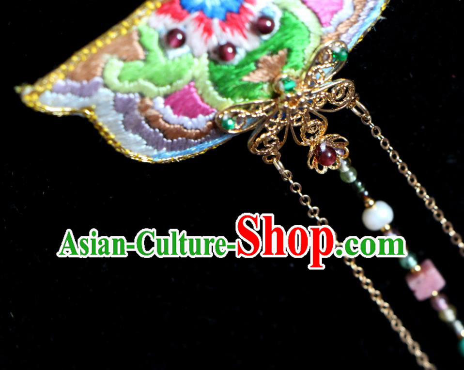 Handmade China Suzhou Embroidered Belt Pendant Classical Cheongsam Tassel Waist Accessories Handmade China Suzhou Embroidered Belt Pendant Classical Cheongsam Tassel Waist Accessories