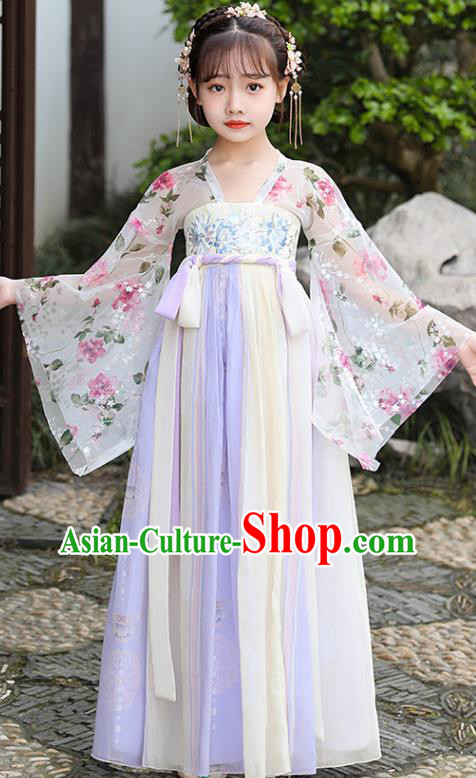 China Ancient Girl Fairy Fashion Costumes Traditional Dance Clothing Children Hanfu Dress China Ancient Girl Fairy Fashion Costumes Traditional Dance Clothing Children Hanfu Dress