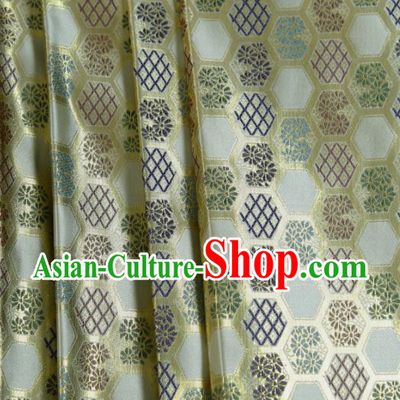 China Tang Suit Damask Classical Chrysanthemum Pattern Satin Tapestry Traditional Hanfu Silk Fabric Tibetan Robe Jacquard Brocade
