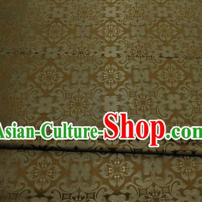 China Tang Suit Jacquard Brassiness Brocade Classical Plum Pattern Satin Damask Cheongsam Tapestry Material Traditional Silk Fabric