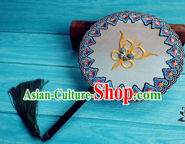 Handmade Chinese Traditional Hanfu Circular Fan Wedding Palace Fan Tang Dynasty Princess Fan Handmade Chinese Traditional Hanfu Circular Fan Wedding Palace Fan Tang Dynasty Princess Fan