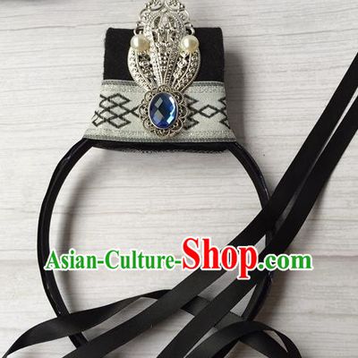 Chinese Traditional Ming Dynasty Chivalrous Man Hair Accessories Ancient Swordsman Hairdo Crown