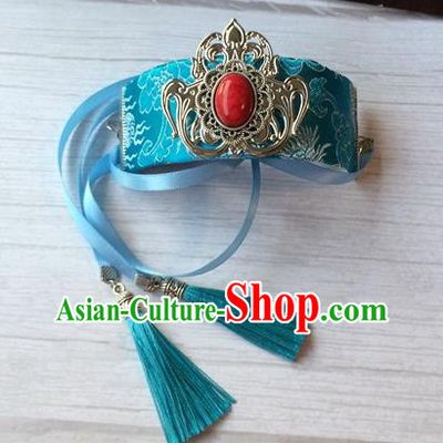 Chinese Traditional Ming Dynasty Young Knight Hair Accessories Ancient Swordsman Hairdo Crown Chivalrous Expert Headpiece