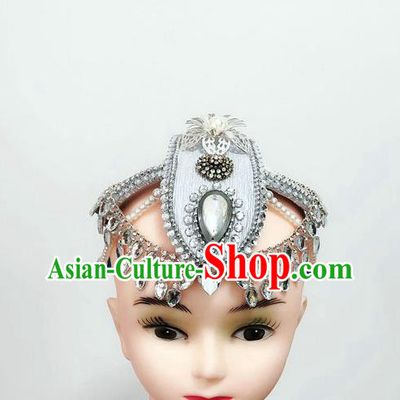 China Modern Dance Headpiece Opening Dance Hair Accessories Female Solo Dance Headdress