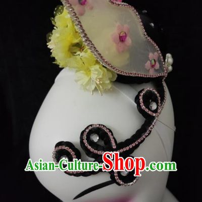 China Yunnan Ethnic Performance Headdress Dai Nationality Folk Dance Hair Accessories Minority Fish Dance Hairpieces