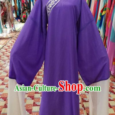 China Traditional Opera Young Childe Clothing Shaoxing Opera Scholar Xu Xian Garment Costumes Beijing Opera Xiaosheng Purple Robe