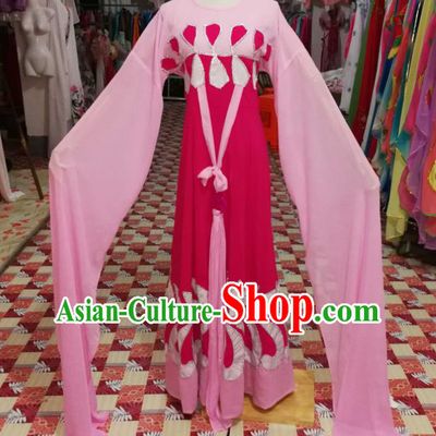 China Shaoxing Opera Actress Pink Dress Outfits Traditional Peking Opera Hua Tan Clothing Ancient Taoist Nun Garment Costumes