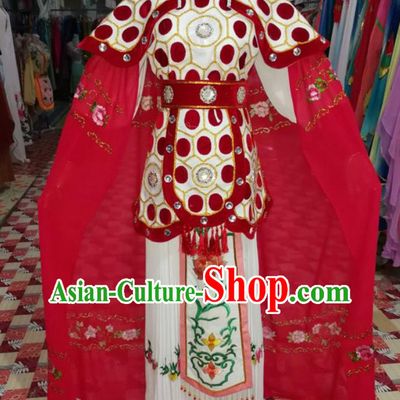 China Traditional Peking Opera Blues Clothing Ancient Female General Garment Costumes Shaoxing Opera Swordswoman Armor Outfits