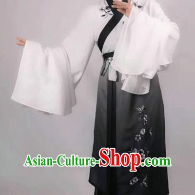 China Ancient Country Woman Garment Costumes Traditional Shaoxing Opera Actress Black Dress Outfits Peking Opera Diva Clothing