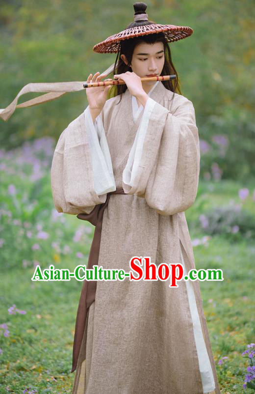 China Ancient Young Childe Garment Costume Traditional Hanfu Long Gown Song Dynasty Scholar Clothing China Ancient Young Childe Garment Costume Traditional Hanfu Long Gown Song Dynasty Scholar Clothing