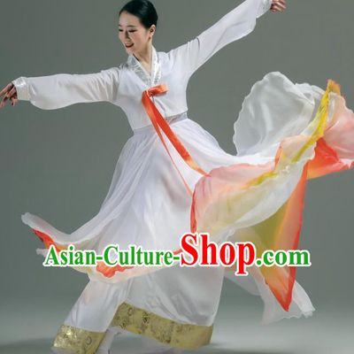 China Woman Dance Uniforms Korean Dance Fashion Classical Dance Clothing Women Stage Performance Costumes