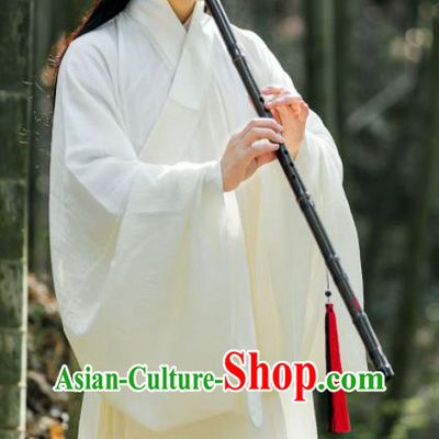 China Ming Dynasty Young Childe Historical Clothing Ancient Scholar Garment Costume Traditional Hanfu Long Robe
